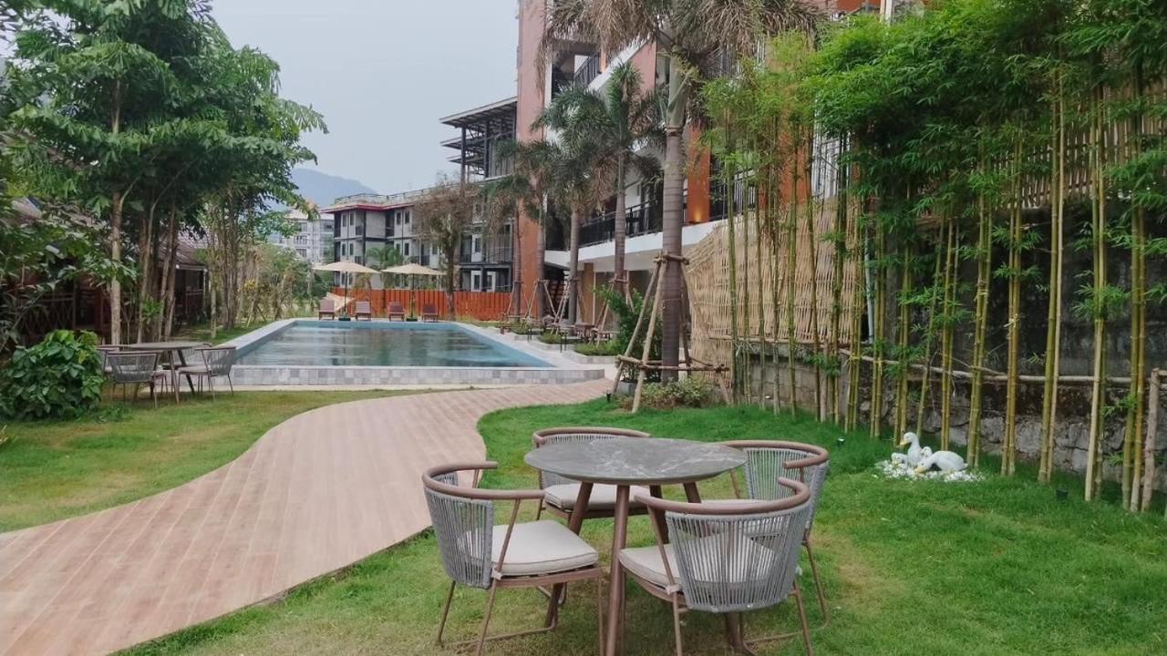 Vang Vieng Bungalows Ngoại thất bức ảnh