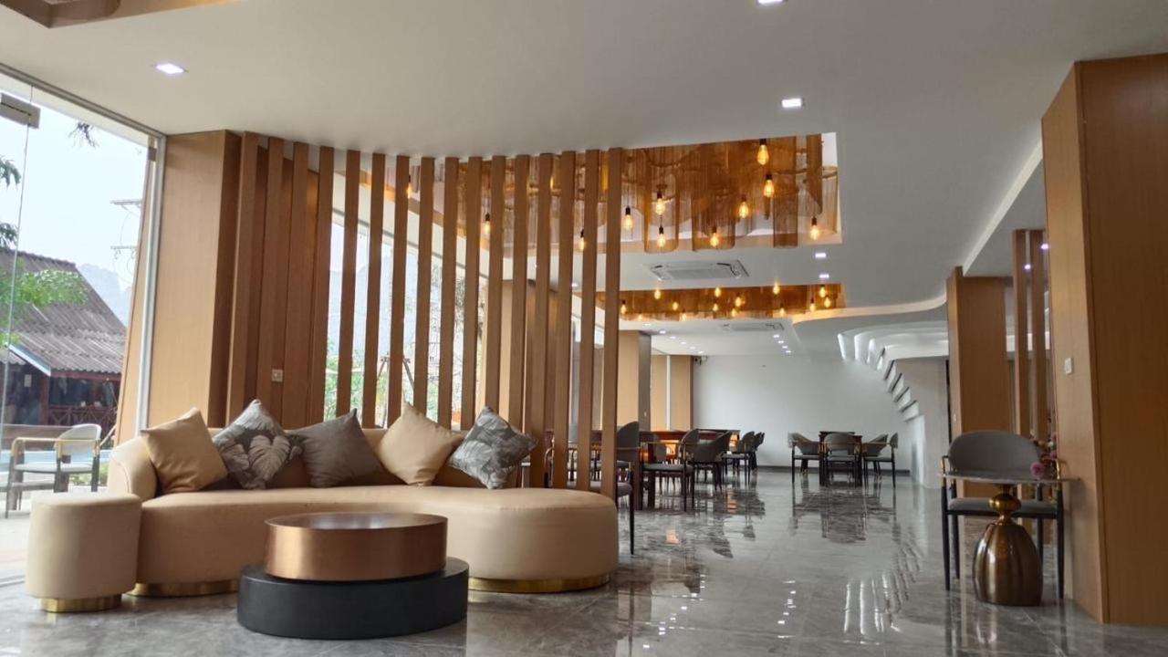 Vang Vieng Bungalows Ngoại thất bức ảnh
